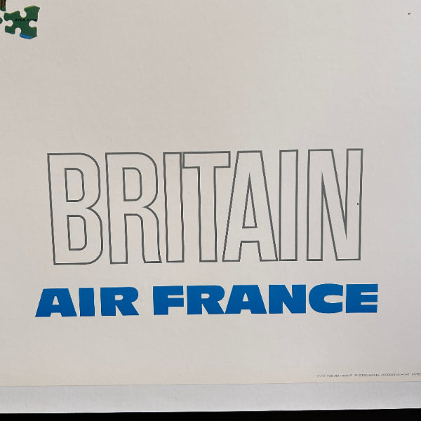 AIR FRANCE - BRITAIN - Affiche Originale