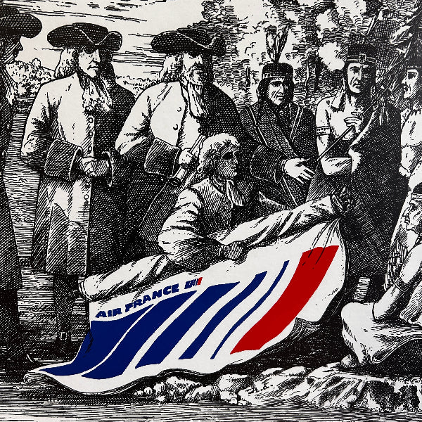 AIR FRANCE - Boston - Affiche Originale