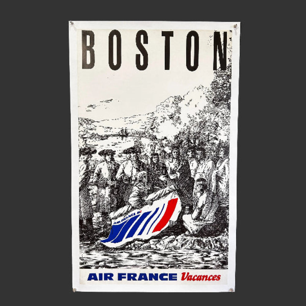 AIR FRANCE - Boston - Affiche Originale