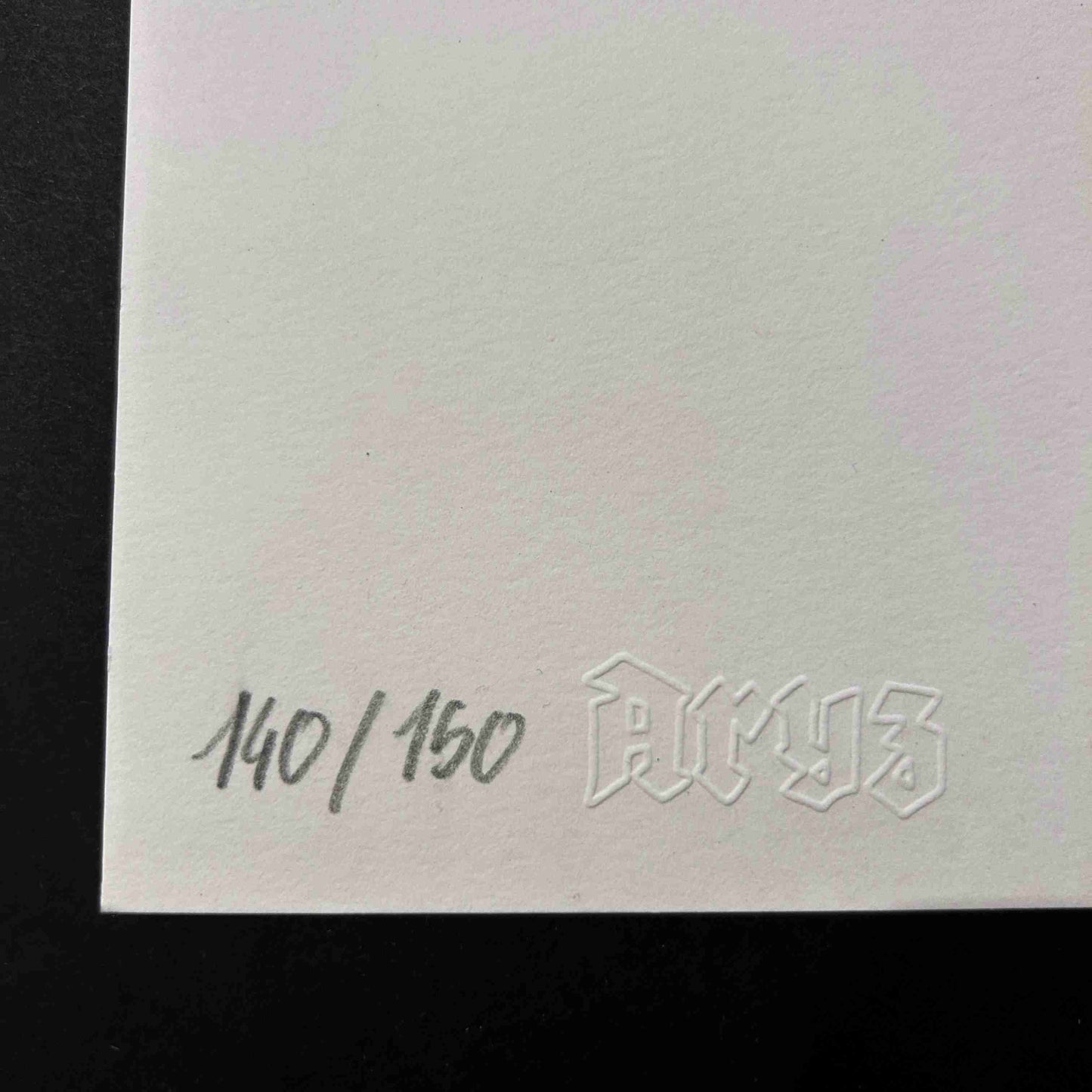 ARYZ - Sérigraphie "SKULL" signée et numérotée 140/150