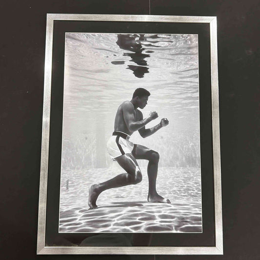 MUHAMMAD ALI - CASSIUS CLAY - Impression photographique - Thomas Hoepker en 1967 - Reproduction