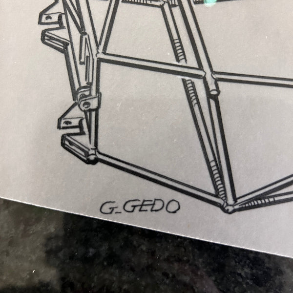 Dessin original sur calque - prototype Panhard