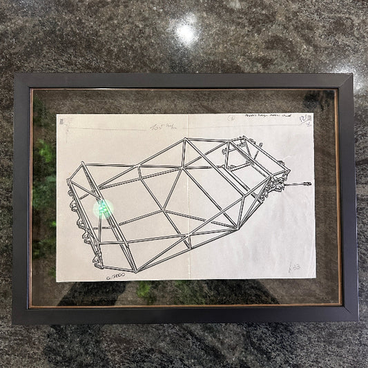 Dessin original sur calque - prototype Panhard