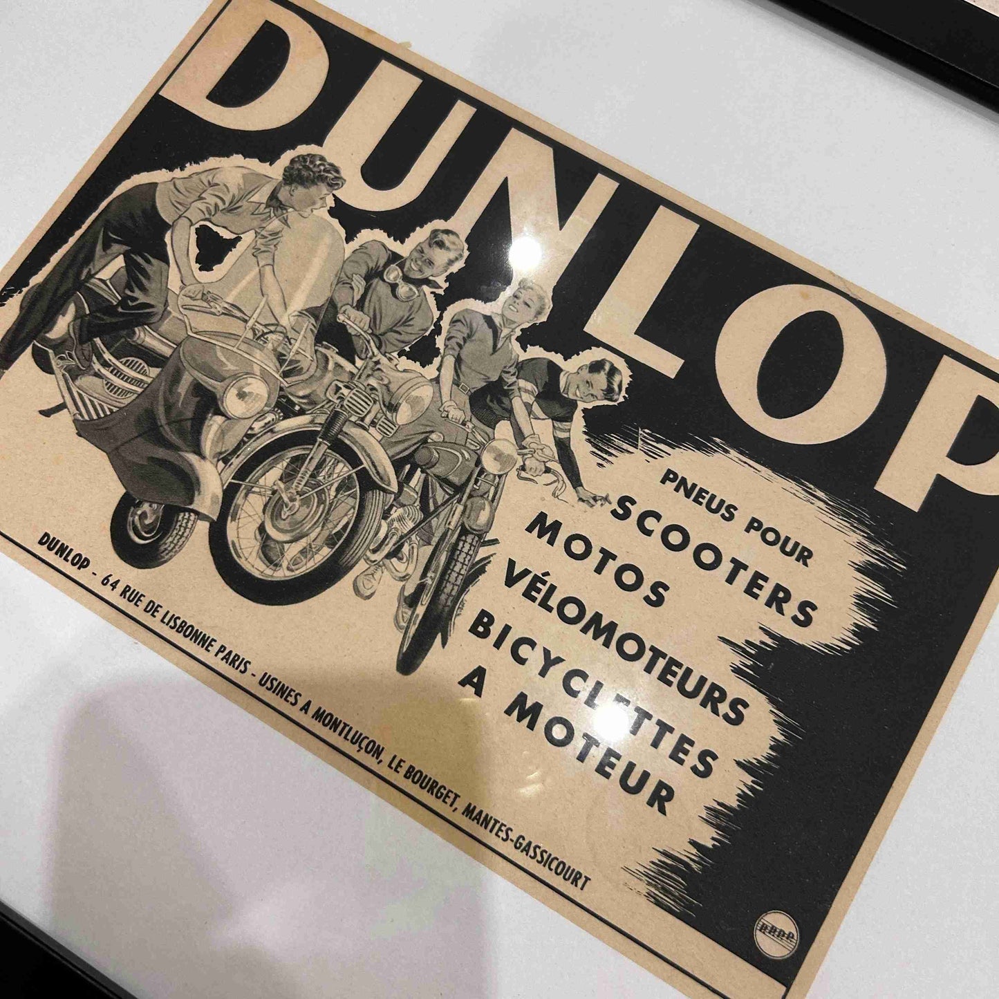 DUNLOP - PUBLICITE ORIGINALE