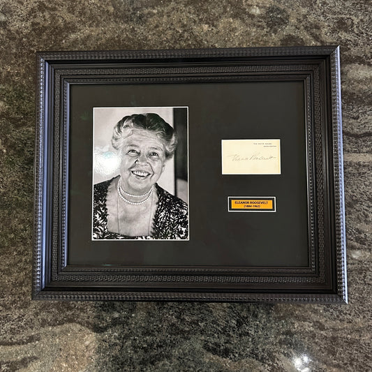 Eleanor Roosevelt - Carte de la Maison Blanche Signée
