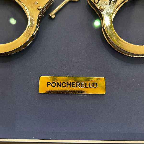 Erik Estrada - Set de Menottes signées par Poncerello - Chips