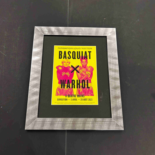 BASQUIAT & WARHOL - PUBLICITE D'EXPOSITION FONDATION LUIS VUITTON - 2023