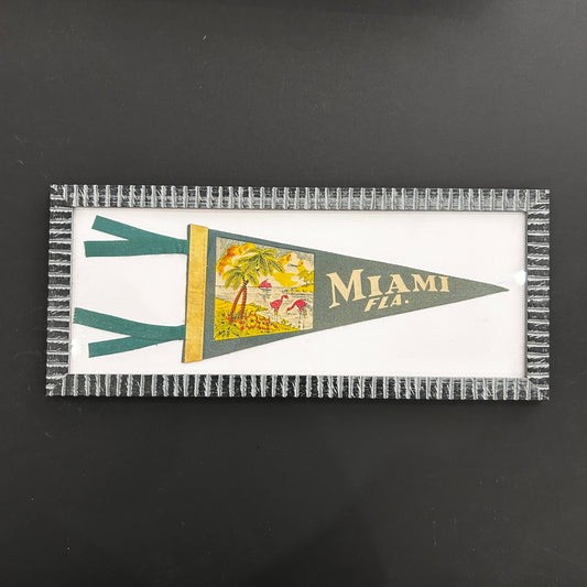 FANION SOUVENIR ORIGINAL - MIAMI, FLORIDA, USA
