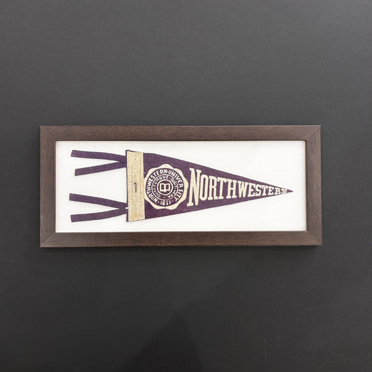 FANION SOUVENIR ORIGINAL NORTHWESTERN UNIVERSITY - EVANSTON, ILLINOIS, USA