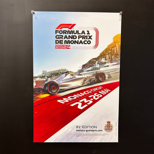81ème Grand Prix de Monaco - Affiche Originale - 2024
