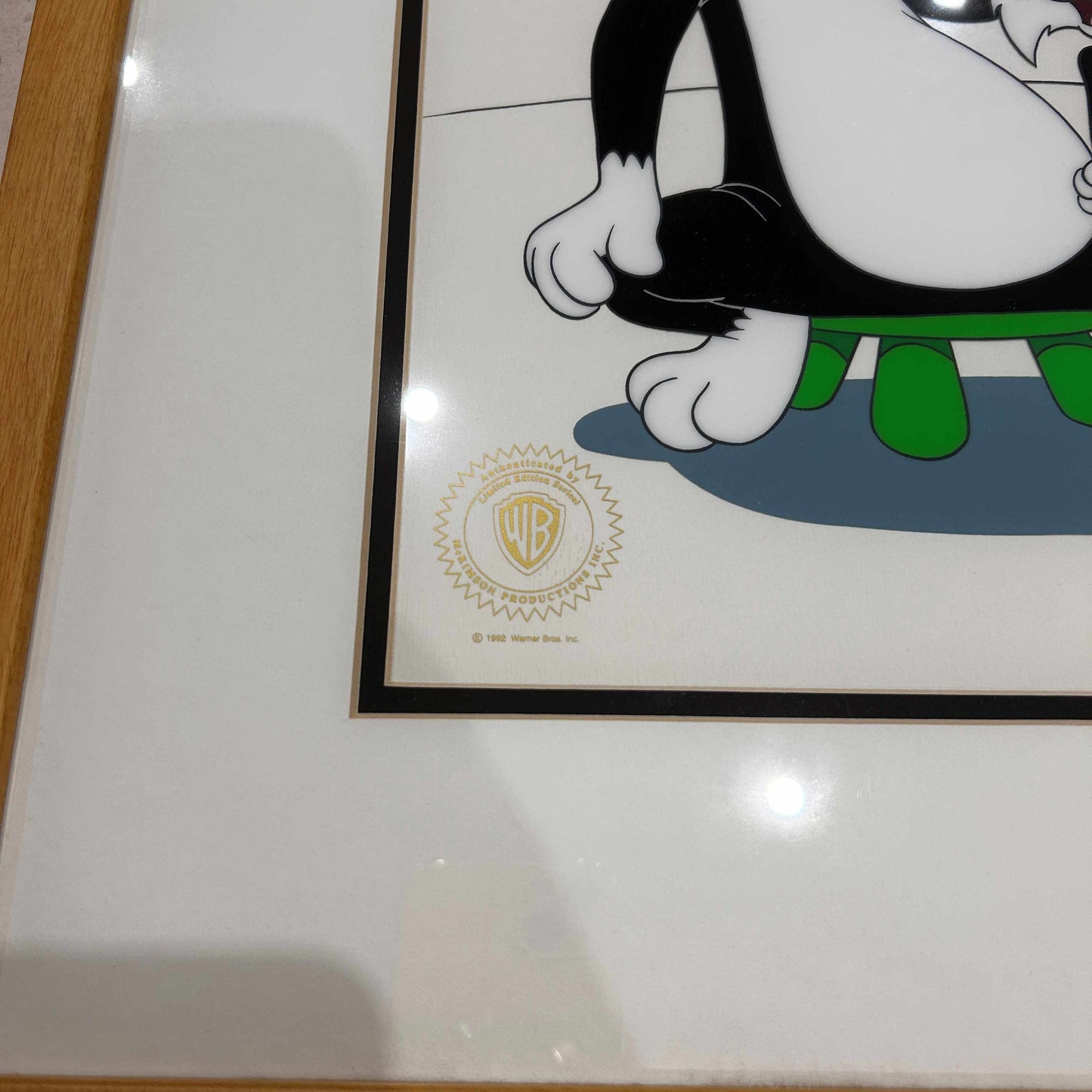 LOONEY TUNES SYLVESTER - SERIGRAPHIE SUR CELLULOID
