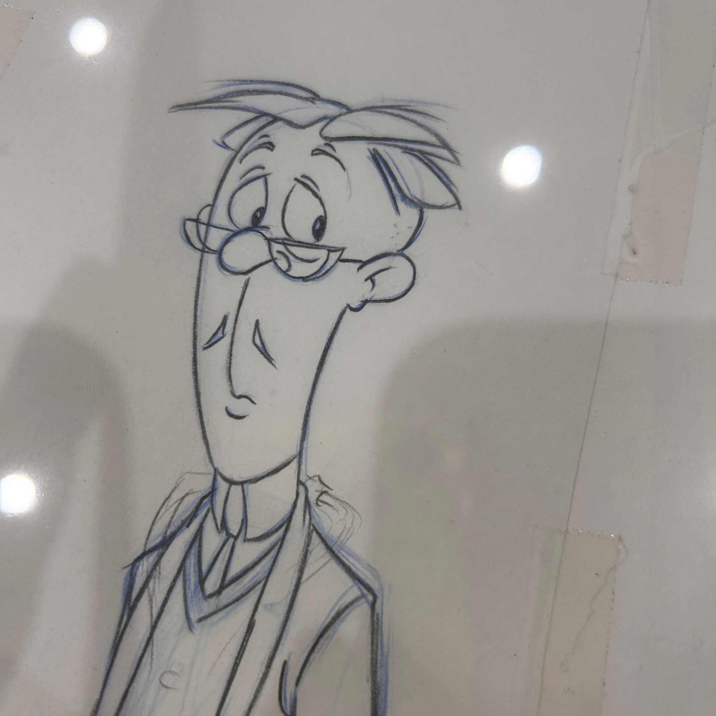 INSPECTEUR GADGET - SEISMOLOGIST / CRAYONNE ORIGINAL