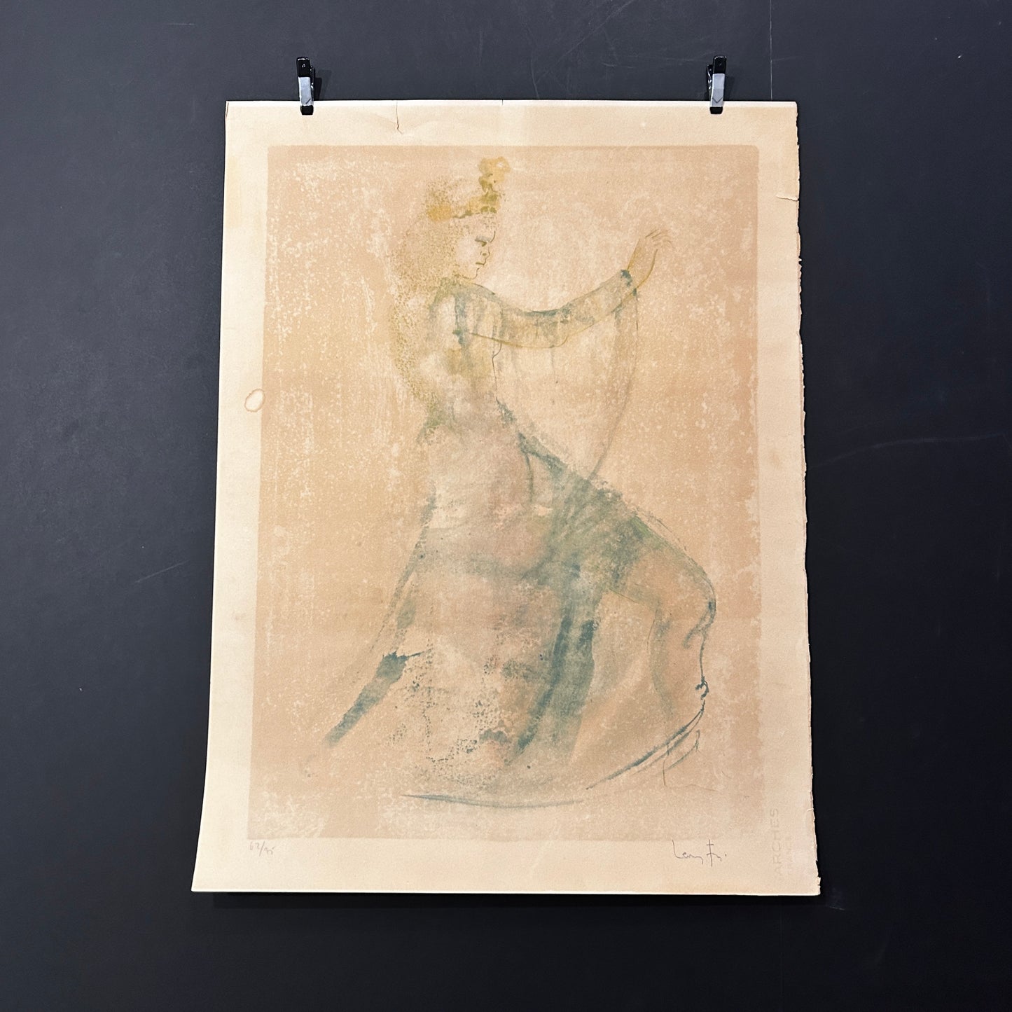 LEONOR FINI (1907-1996) - LITHOGRAPHIE "REINE"