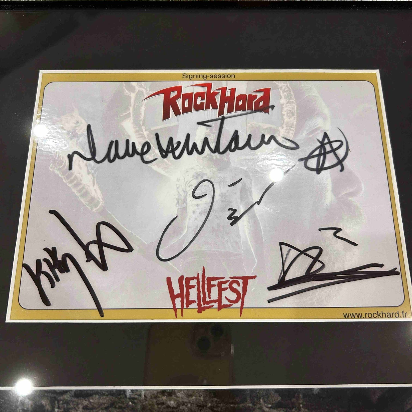 MEGADETH - Signature lors du HELLFEST
