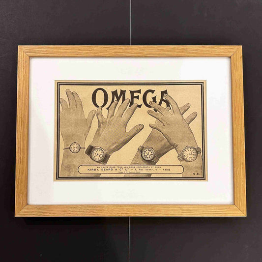 OMEGA - PUBLICITE ORIGINALE