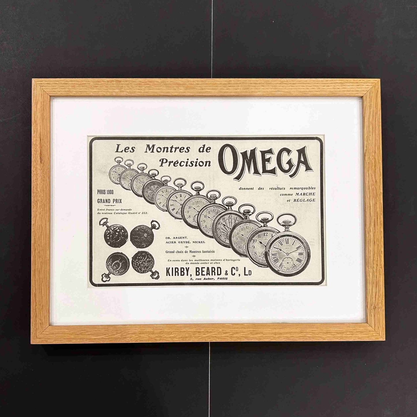 OMEGA - PUBLICITE ORIGINALE