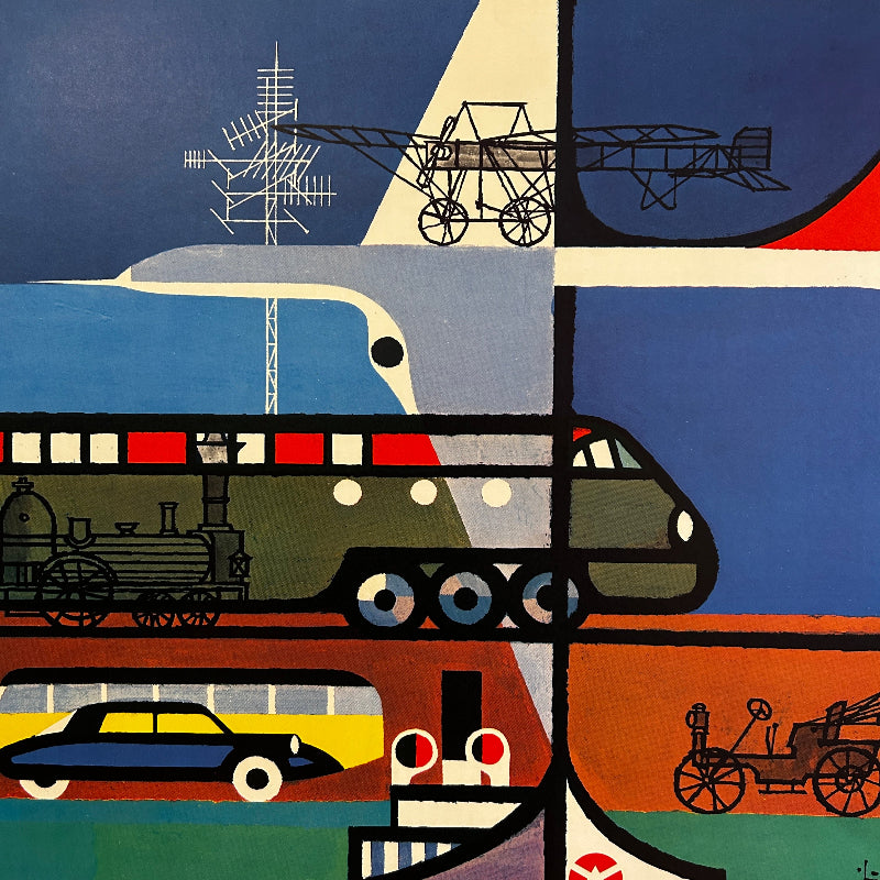 Musée des Transports Lucerne - SUISSE - Affiche Originale