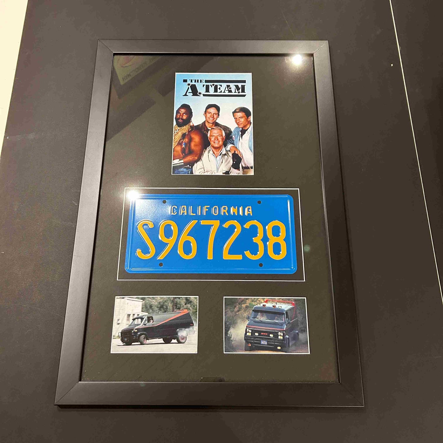 AGENCE TOUS RISQUES - Plaque d'immatriculation GMC VANDURA - Reproduction