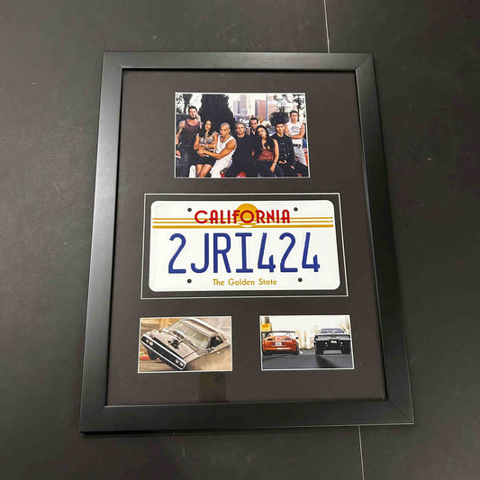 FAST & FURIOUS - Plaque d'immatriculation DODGE CHARGER - Reproduction