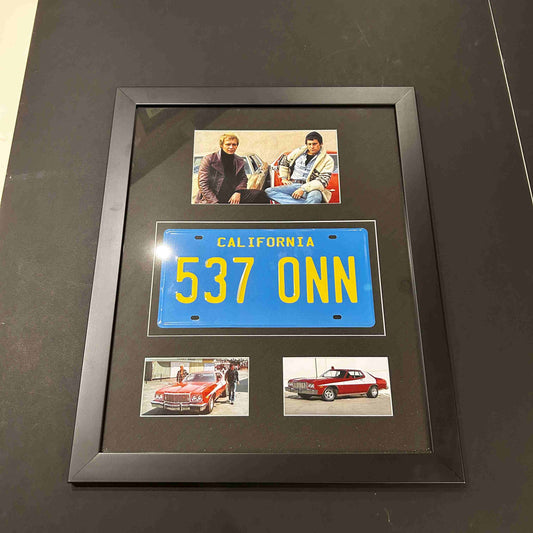 STARSKY & HUTCH - Plaque d'immatriculation Gran Torino - Reproduction