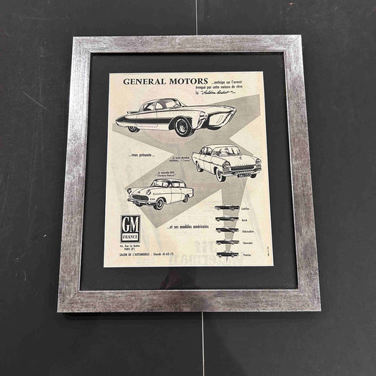 PUBLICITE ORIGINALE - GENERAL MOTORS - 1957