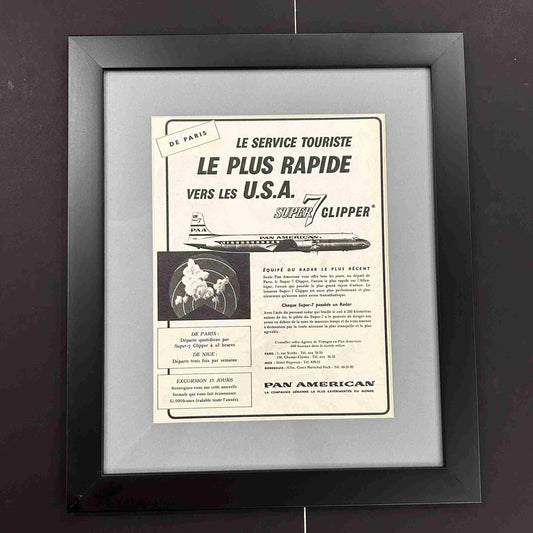PAN AMERICAN - PUBLICITE ORIGINALE