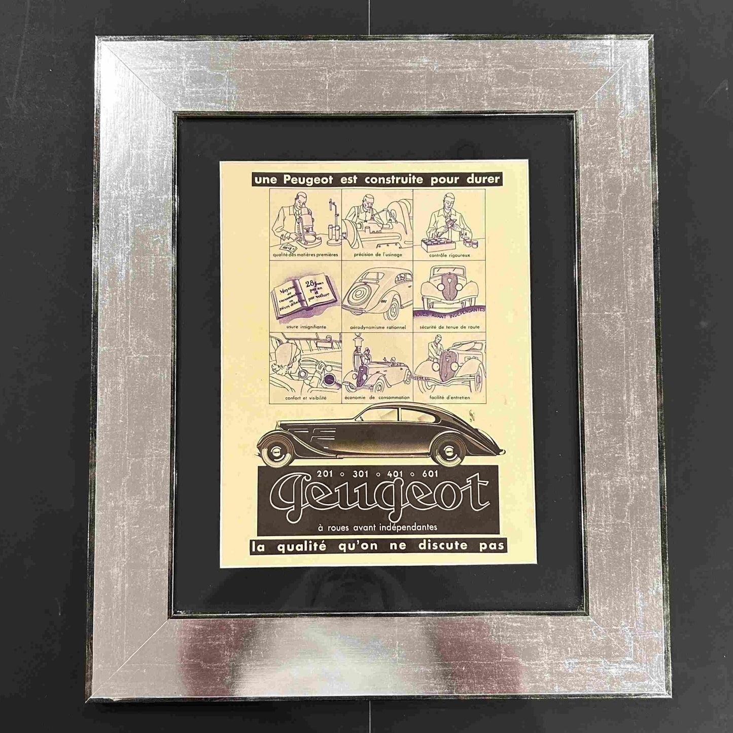 PEUGEOT - PUBLICITE ORIGINALE - 1935