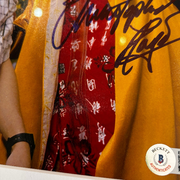 RETOUR VERS LE FUTUR II - Photo signée par le Doc et Jenifer - Christopher LLoyd & Elisabeth Sue - Certification