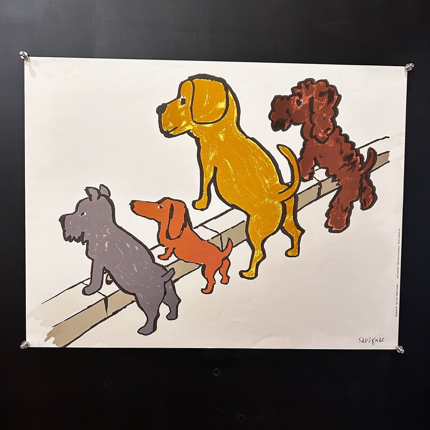 SAVIGNAC - Affiche originale - Circa 1990