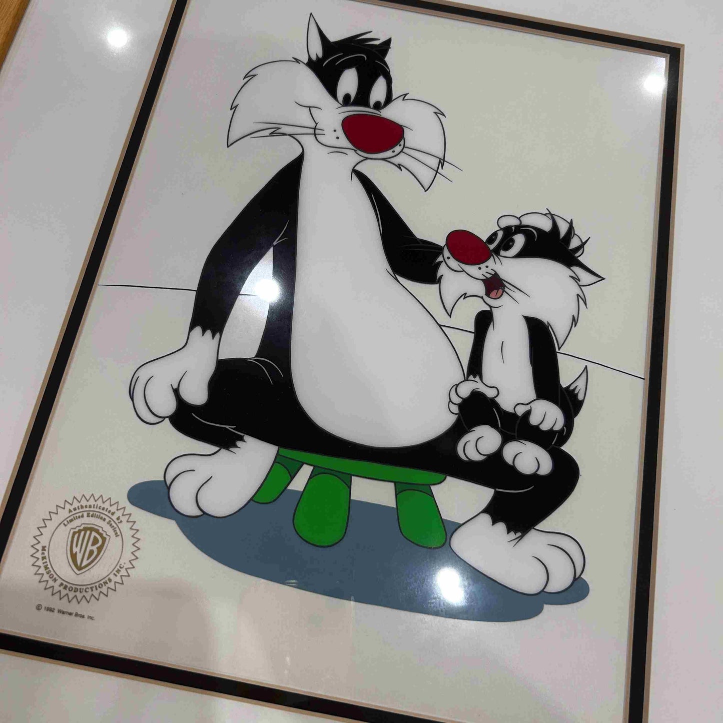 LOONEY TUNES SYLVESTER - SERIGRAPHIE SUR CELLULOID