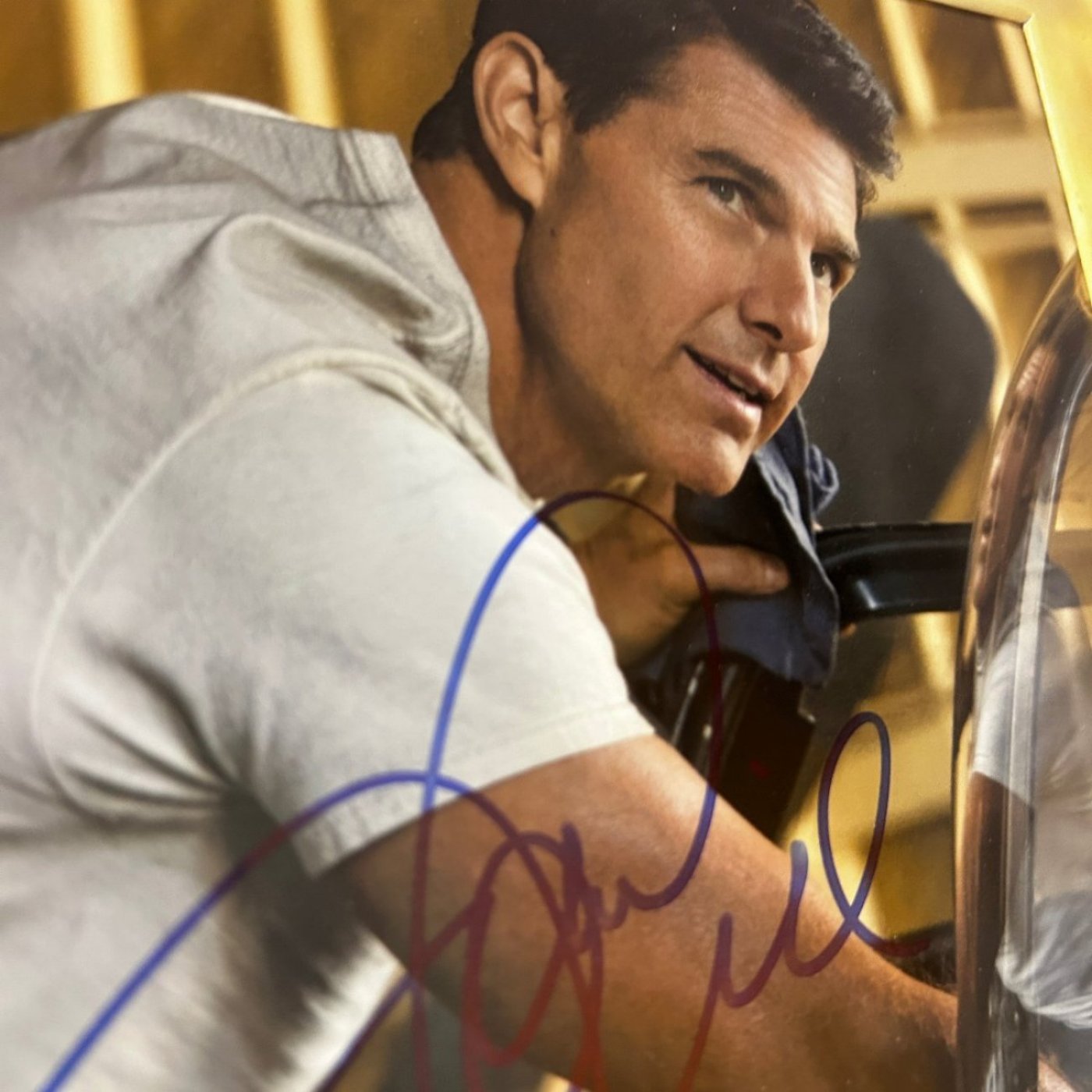 TOP GUN / Signature Tom Cruise - Kelly McGillis - Jennifer Connelly