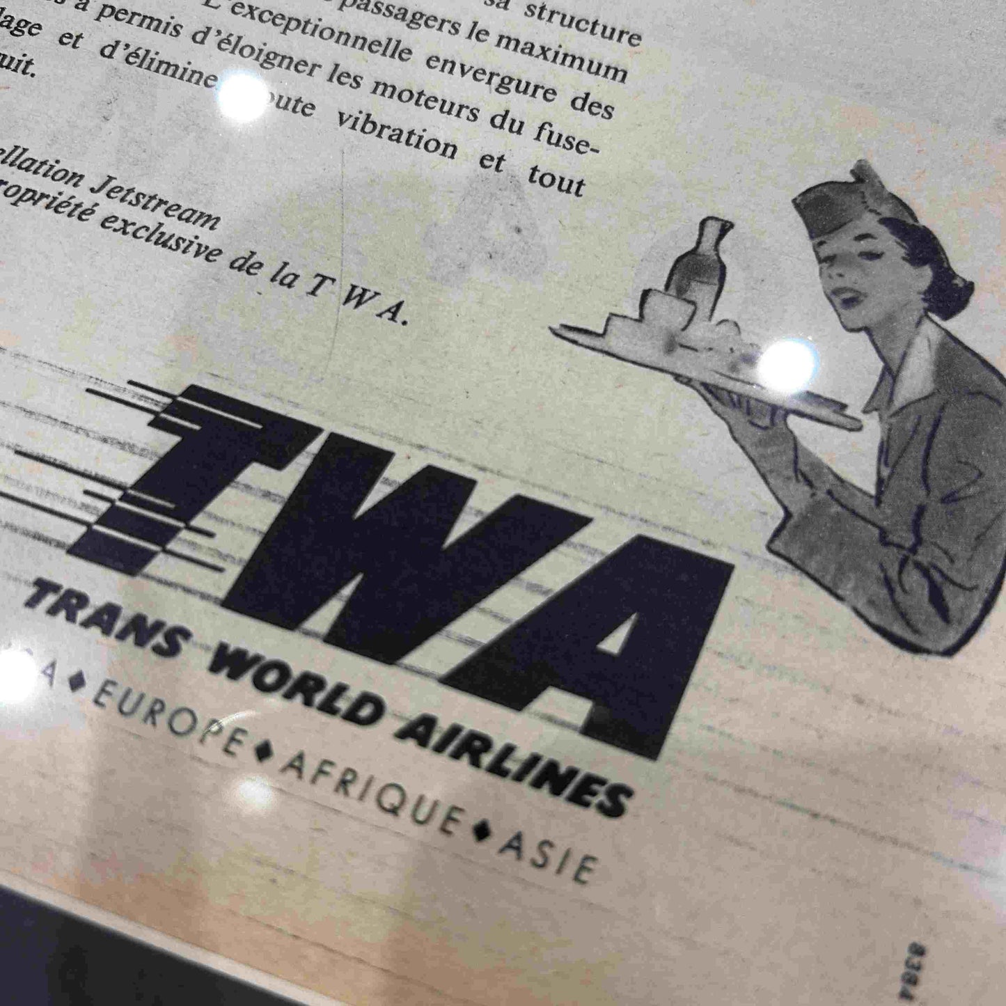 TWA - PUBLICITE ORIGINALE