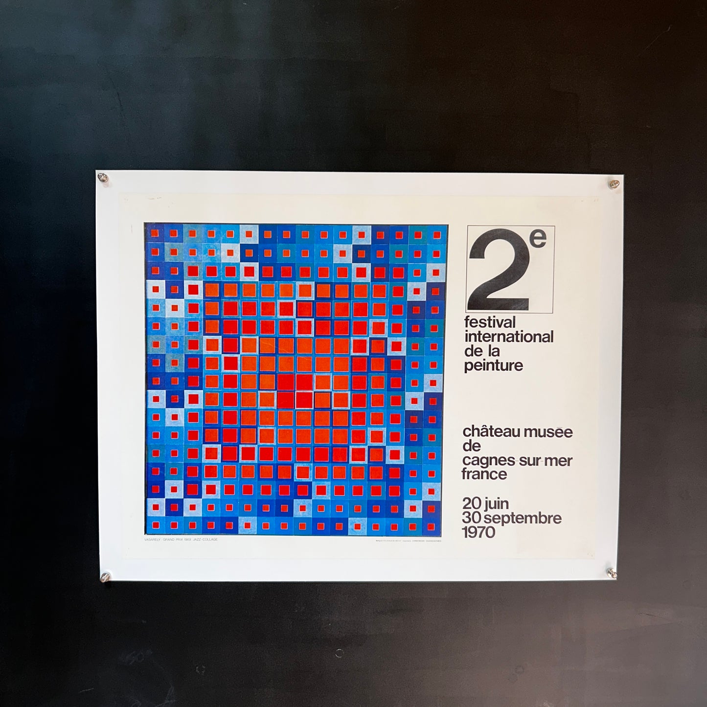 VASARELLY - Festival de la peinture - Affiche Originale - 1970