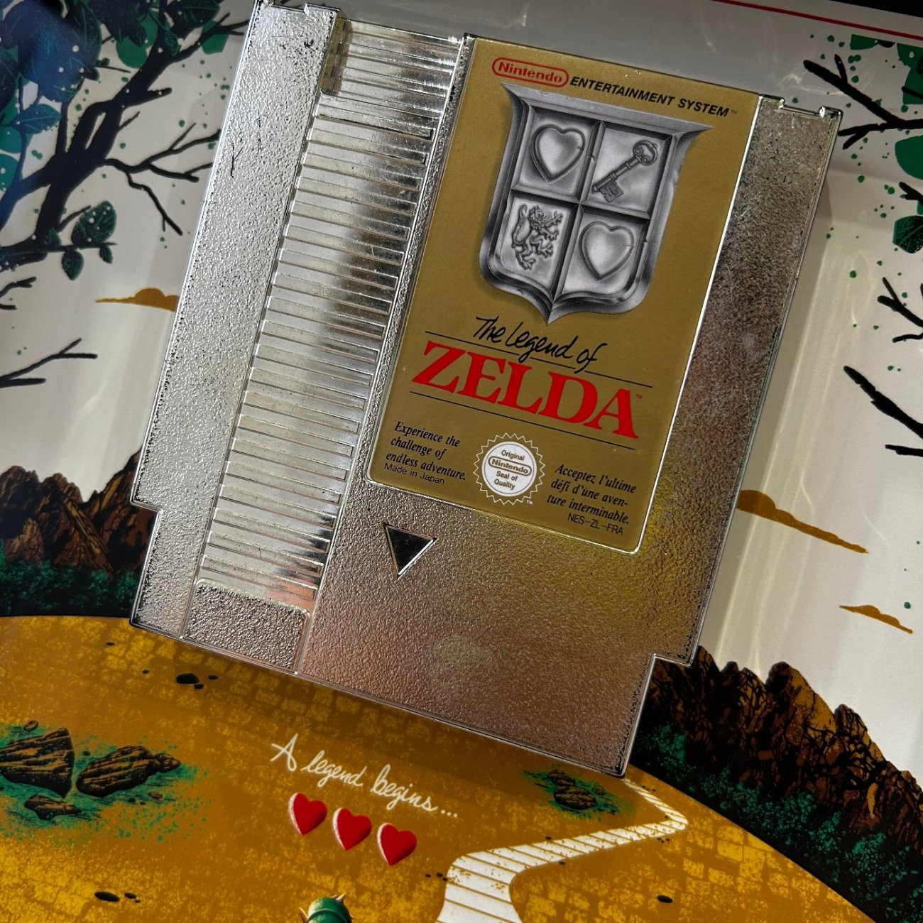 CARTOUCHE DE JEU NES LEGEND OF ZELDA